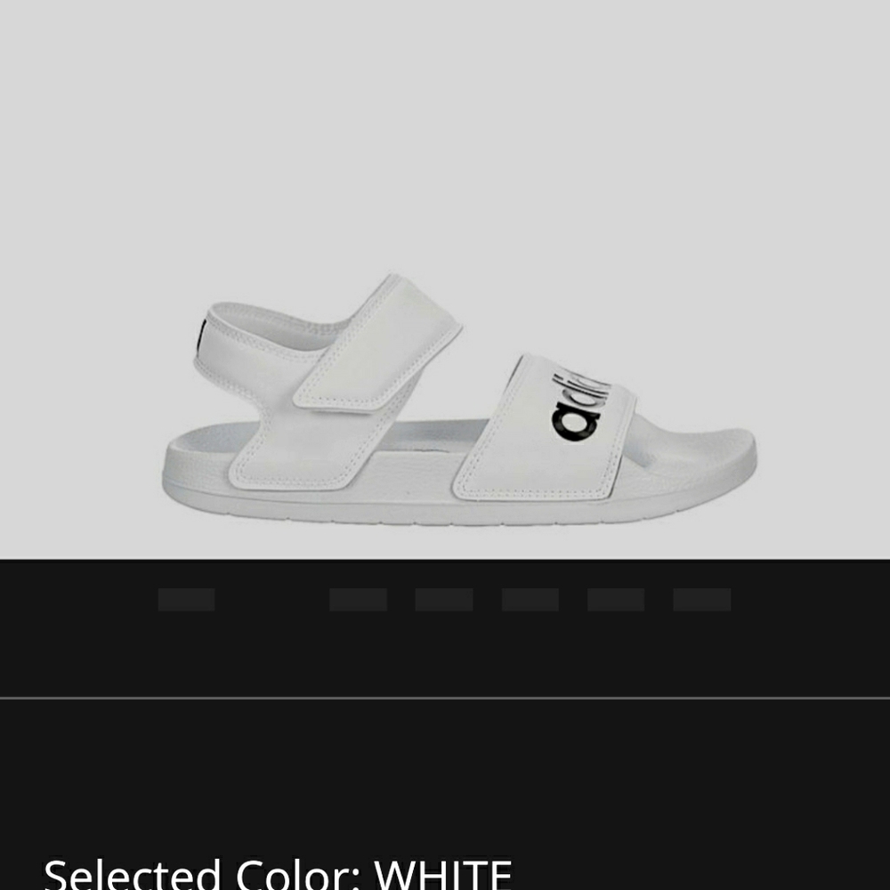 Adidas unisex sandals.